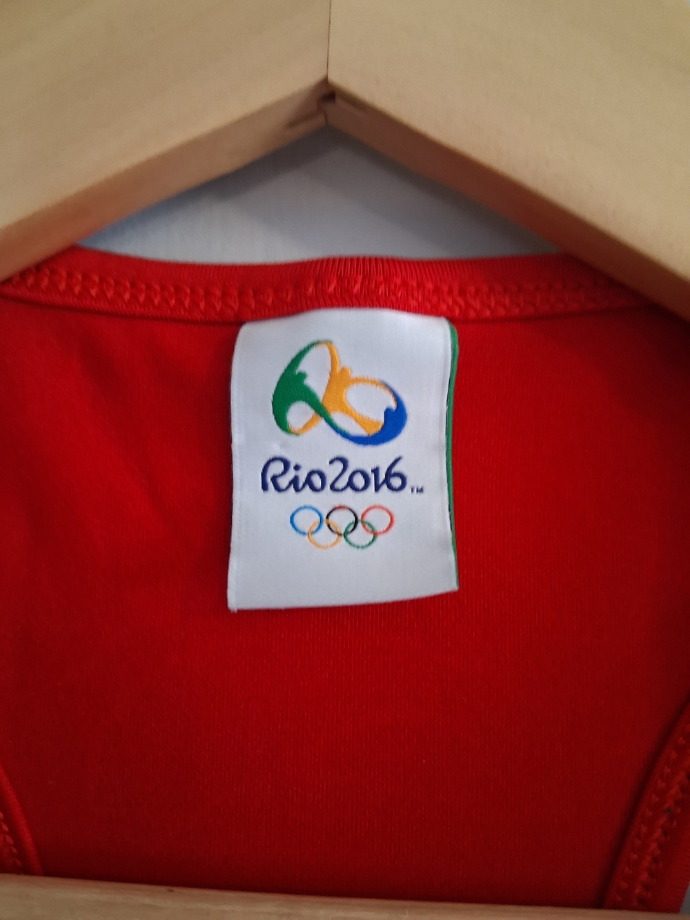 Official Rio 2016 Olympics Red Racerback Performance Tank Size Small - Picture 4 of 5